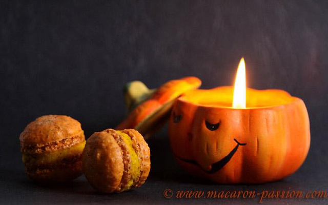 Macarons potimarron noisette