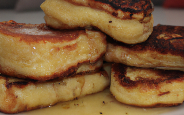 Pancakes façon pain perdu maison