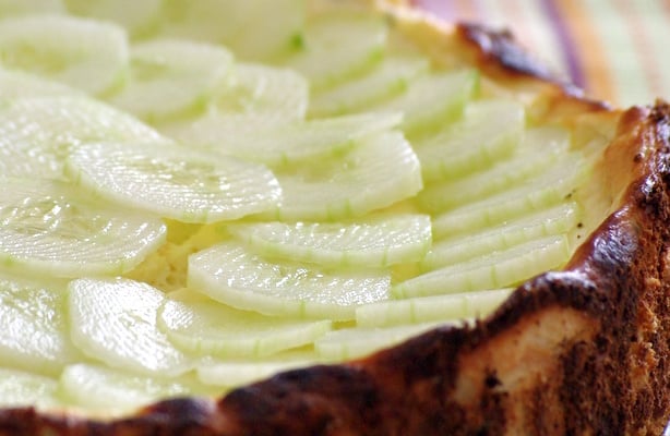 Cheesecake au concombre
