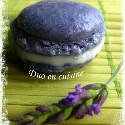 Macarons à la lavande