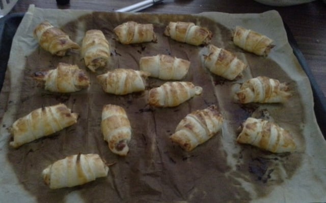 Mini croissants au thon