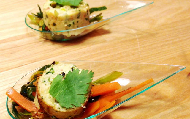 Bouchée poulet/crevette aux saveurs asiatiques