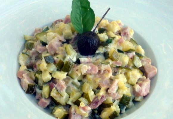 Courgettes crémeuses à l'italienne