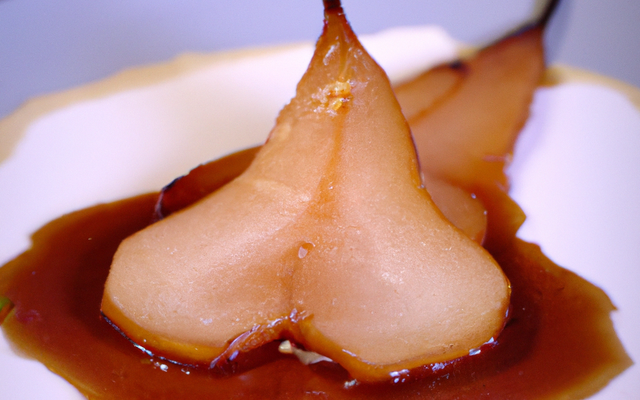 Poire au sirop de Liège