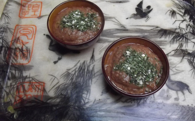 Caviar d'aubergines à ma façon