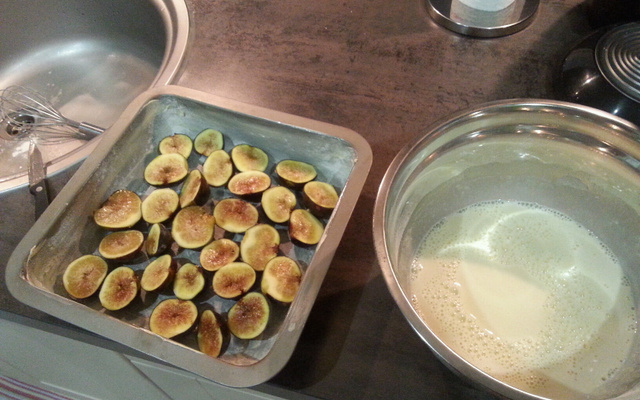 Clafoutis aux figues noires