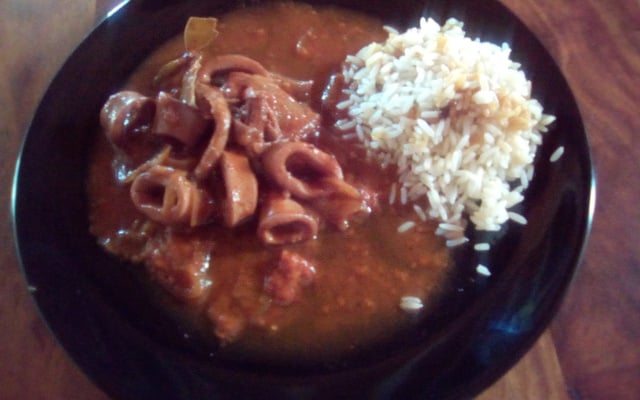 Anneaux d'encornets à la provençale