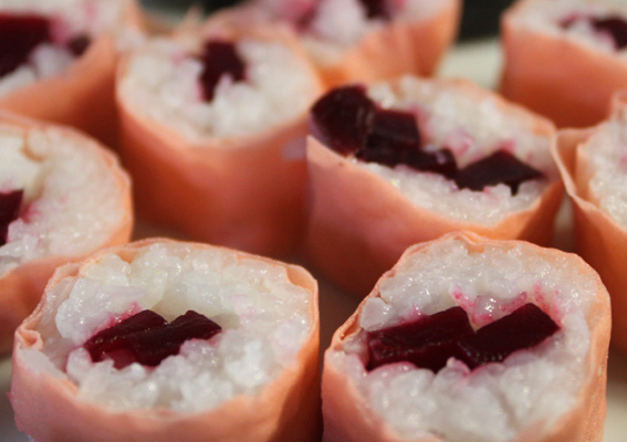 Maki sucré à la betterave
