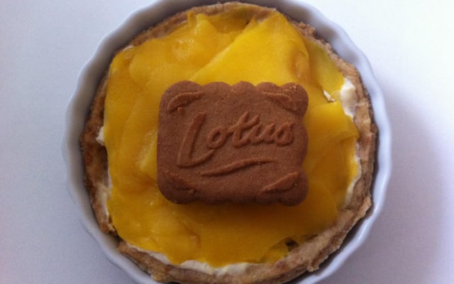 Tartelette mangue speculoos