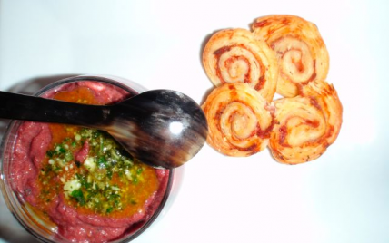 Gaspacho de betteraves en verrines - Photo par Boljo