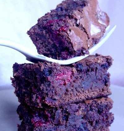 Brownies aux fruits rouges - Photo par jeanme