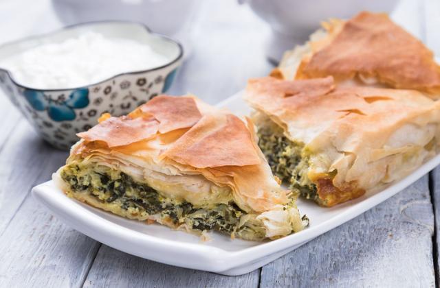Tourte aux épinards et à la Féta (Spanakopita) - Photo par 750g