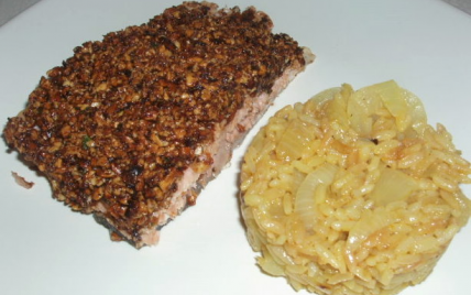 Filet de saumon en croûte d'arachide - Photo par Curnonsky