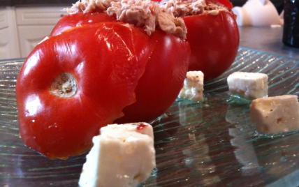 Tomate au thon et à la féta - Photo par ludthe