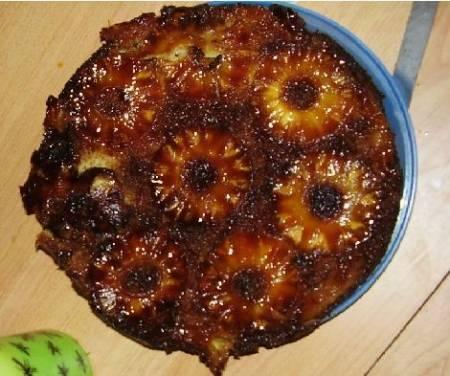 Gâteau à l'ananas et poudre d'amandes - Photo par chaussu