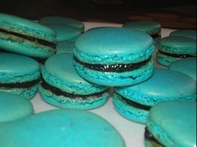 Macarons au cassis - Photo par Evacuisine