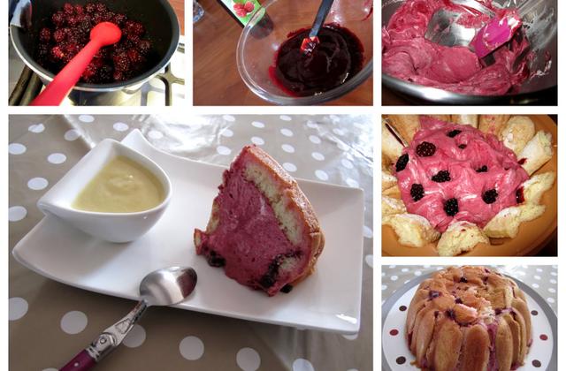 Charlotte aux mûres - Photo par Les recettes des Nénettes