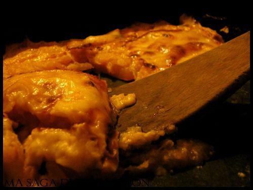 Gratin de potiron, raclette et jambon cru - Photo par SagaM