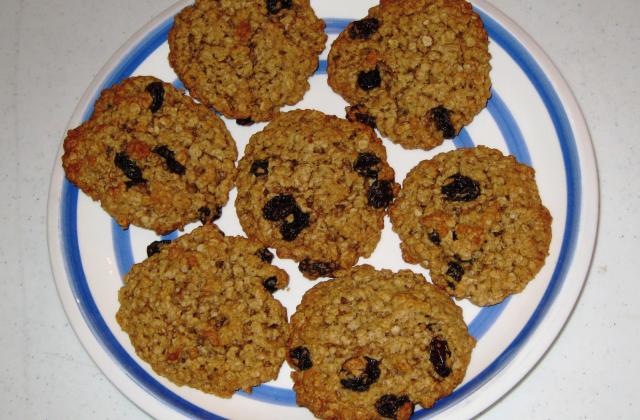 Cookies aux raisins et à la cannelle - Photo par kmie1h