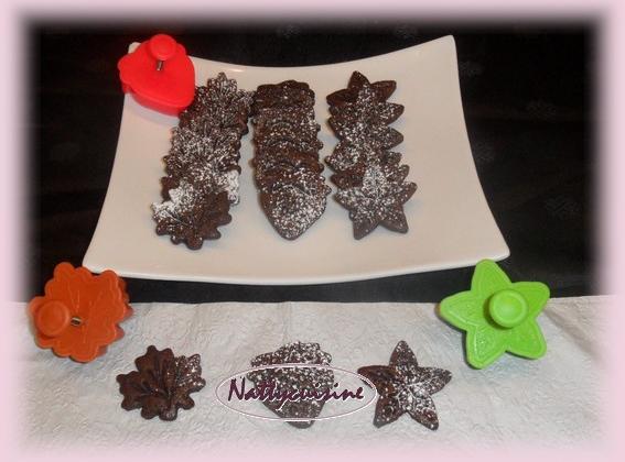Sablés au chocolat rapides - Photo par Nattycuisine