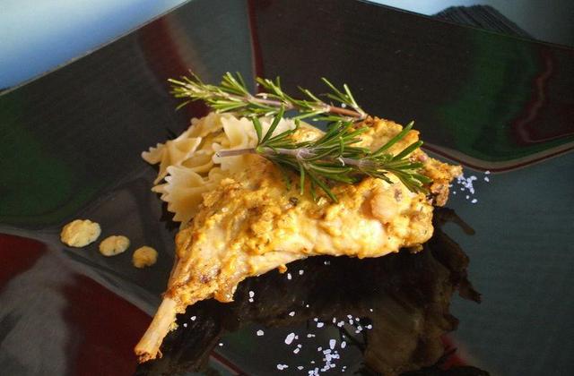 Lapin à la moutarde et au cognac ! Pour 2 - Photo par Recette de Benzo
