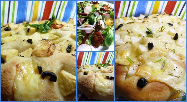 Variation de focaccia au cantal - Photo par mopech