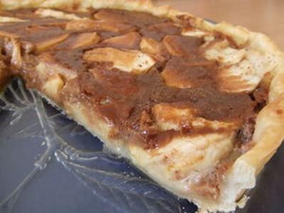 Tarte crémeuse aux pommes et aux Carambars - Photo par océane123