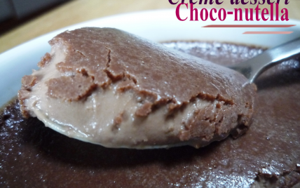 Crème dessert choco-nutella, simplissime! - Photo par Anaïck