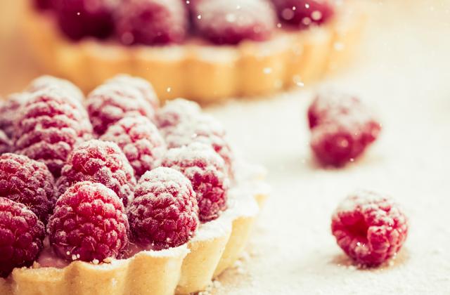 Tarte aux framboises - Photo par marjov