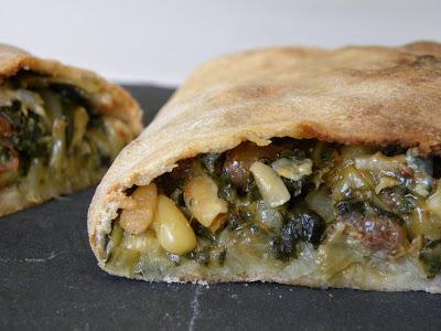 Calzone aux blettes, Roquefort et poires - Photo par Vadrouilles gourmandes de Nini