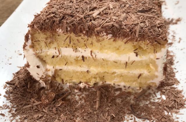 Cake anti-gaspi chantilly & chocolat - Photo par 750g