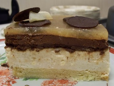 Bavarois poire-chocolat - Photo par la cuisine de nounouille