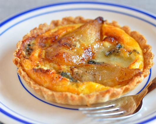 Tartelettes aux poires et roquefort Papillon - Photo par 750g