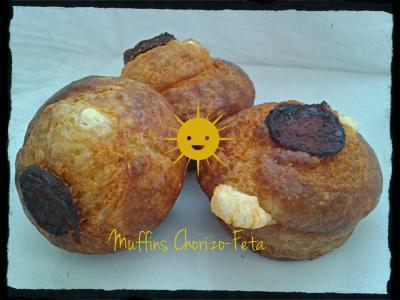 Muffins Chorizo-Feta - Photo par Delf en Cuisine