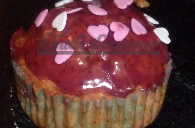 Muffin mangue glaçage mûre - khadidj