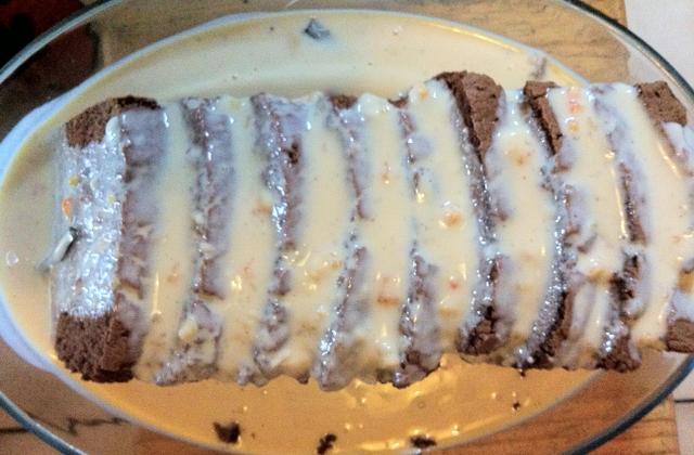 Gâteau au chocolat et sa crème - Photo par hassina8