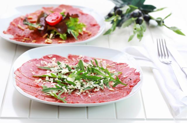 Carpaccio de boeuf au pesto - Photo par Chef Damien