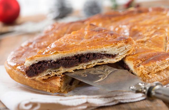 Galette des rois sans frangipane au chocolat - Photo par bouboui