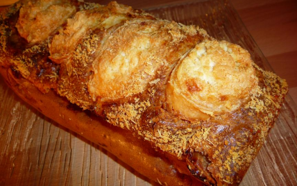 Cake pomme raifort chèvre gratiné au parmesan - Photo par payette6202