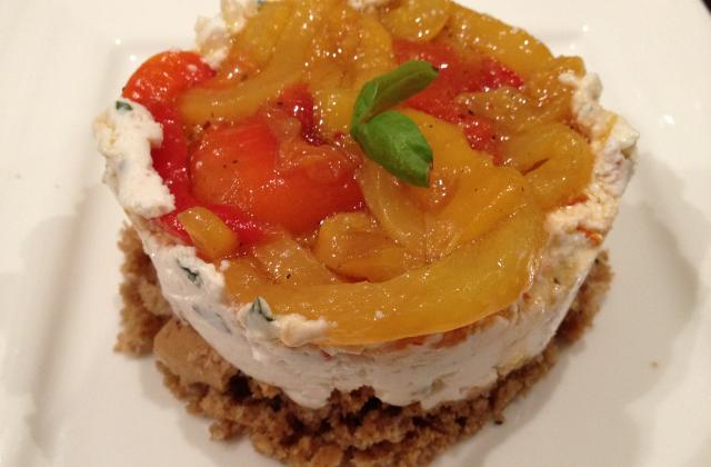 Cheesecake aux poivrons - PHILANDCOCUISINE