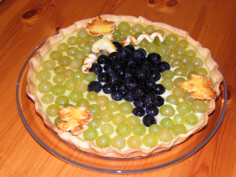 Tarte aux deux raisins - Photo par Kanille