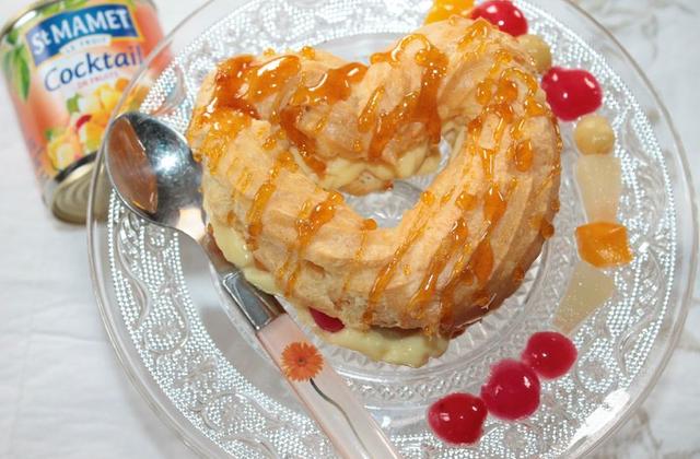 Cœurs à la crème et aux fruits - Photo par cocopi