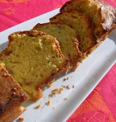 Cake aux cerises et à la poire - flojmn