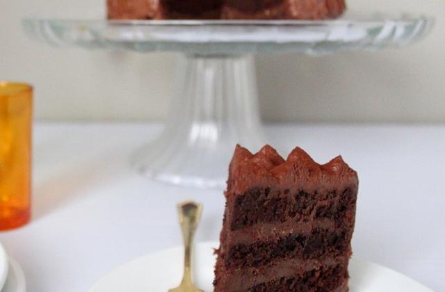 Le layer cake au chocolat - version allégée - Photo par raboy3