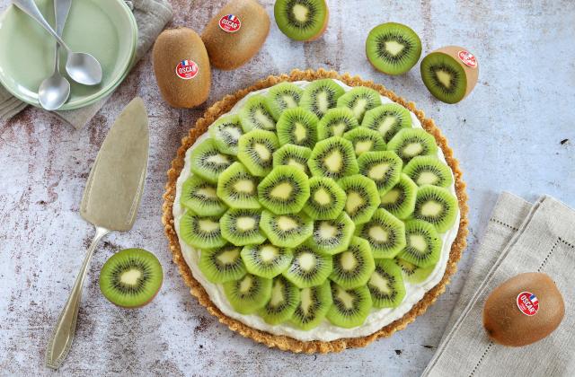 Recette Tarte Au Kiwi A La Ricotta Et Zeste De Citron En Pas A Pas