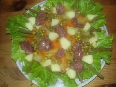 Salade surprise de gésiers de canard - Photo par vinie8J