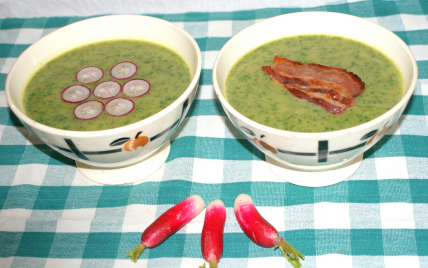 Potage aux fanes de radis - Photo par talili