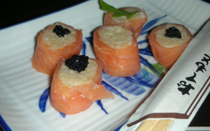 Maki de risotto au saumon - sdussa