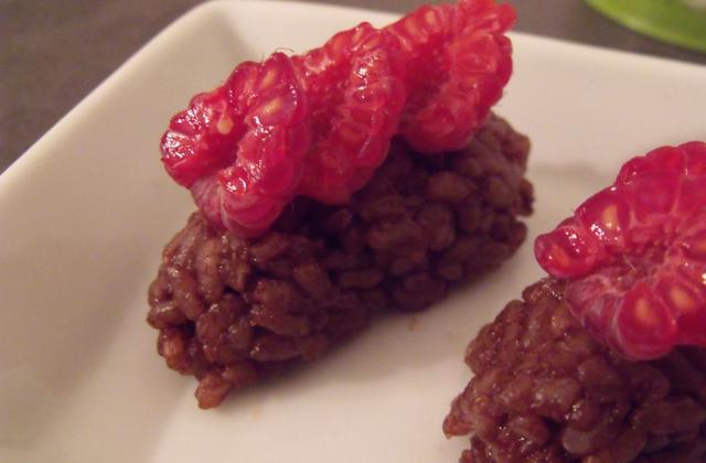 Sushis choco-framboises - Photo par christ7GJ