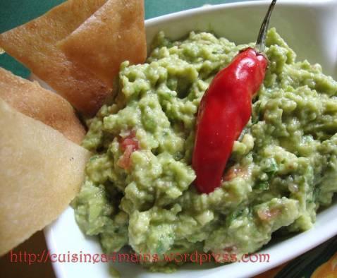Guacamole minceur - Photo par LUMEGOURMANDE